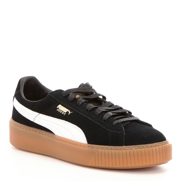 dark brown puma shoes